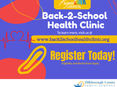  Information about Back to School Health Clinics